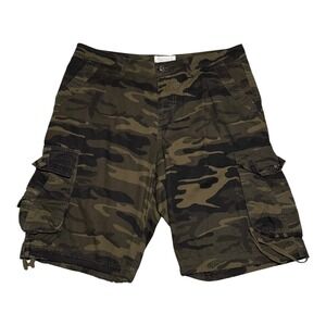 Colours Alexander Julian Camouflage Baggy Cotton Cargo Shorts Men's 34 (Fits 37)